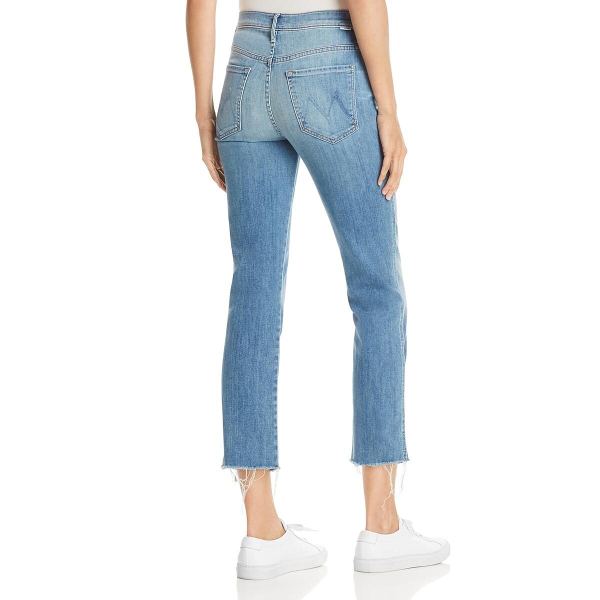 mother straight leg jeans