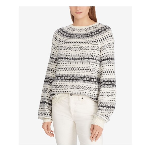 ralph lauren women's fair isle sweater