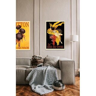 Paris the Joy of Life Joie de Vivre Vintage Travel Poster Wall Art by ...