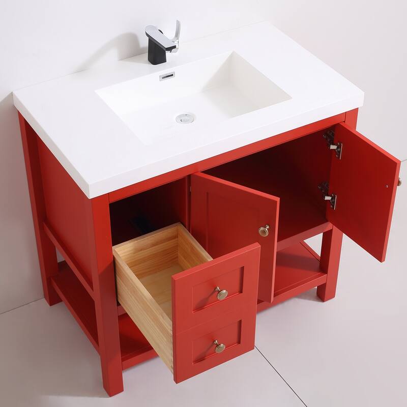 Winslow 36" Single Bathroom Vanity Set - 21D x 36W x 34H