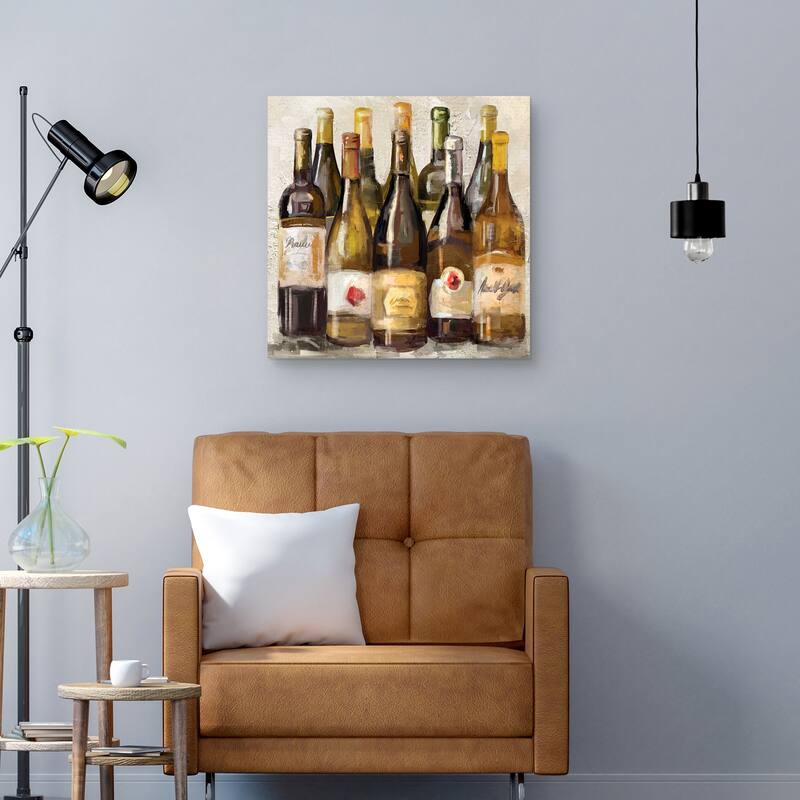 Vinology III by Studio Arts Canvas Art Print