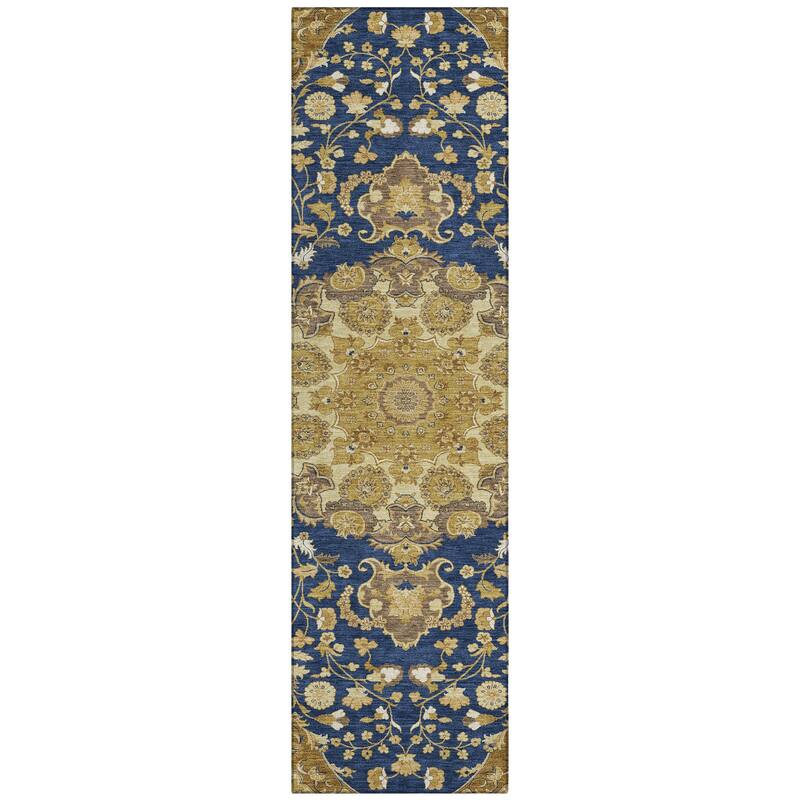 Machine Washable Indoor/ Outdoor Global Eckley Chantille Rug