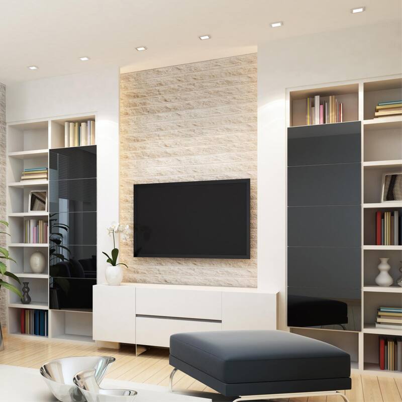 Westinghouse Lighting 11-Watt (65-Watt Equivalent) 4 in. Square Recessed LED Downlight with Color Temperature Selection