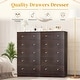 preview thumbnail 14 of 62, 6-Drawer Large Dresser For Bedroom And Chest Of Drawers With Sturdy Construction Wood Storage Organizer For Closet
