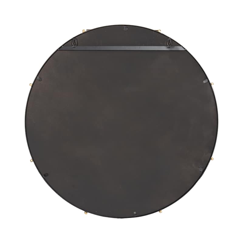 Kate and Laurel Venturi Round Metal Mirror - 27" Diameter