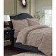 preview thumbnail 14 of 12, Sydney Oversized 3-piece Pintuck Duvet Cover Set Cashmere - Twin