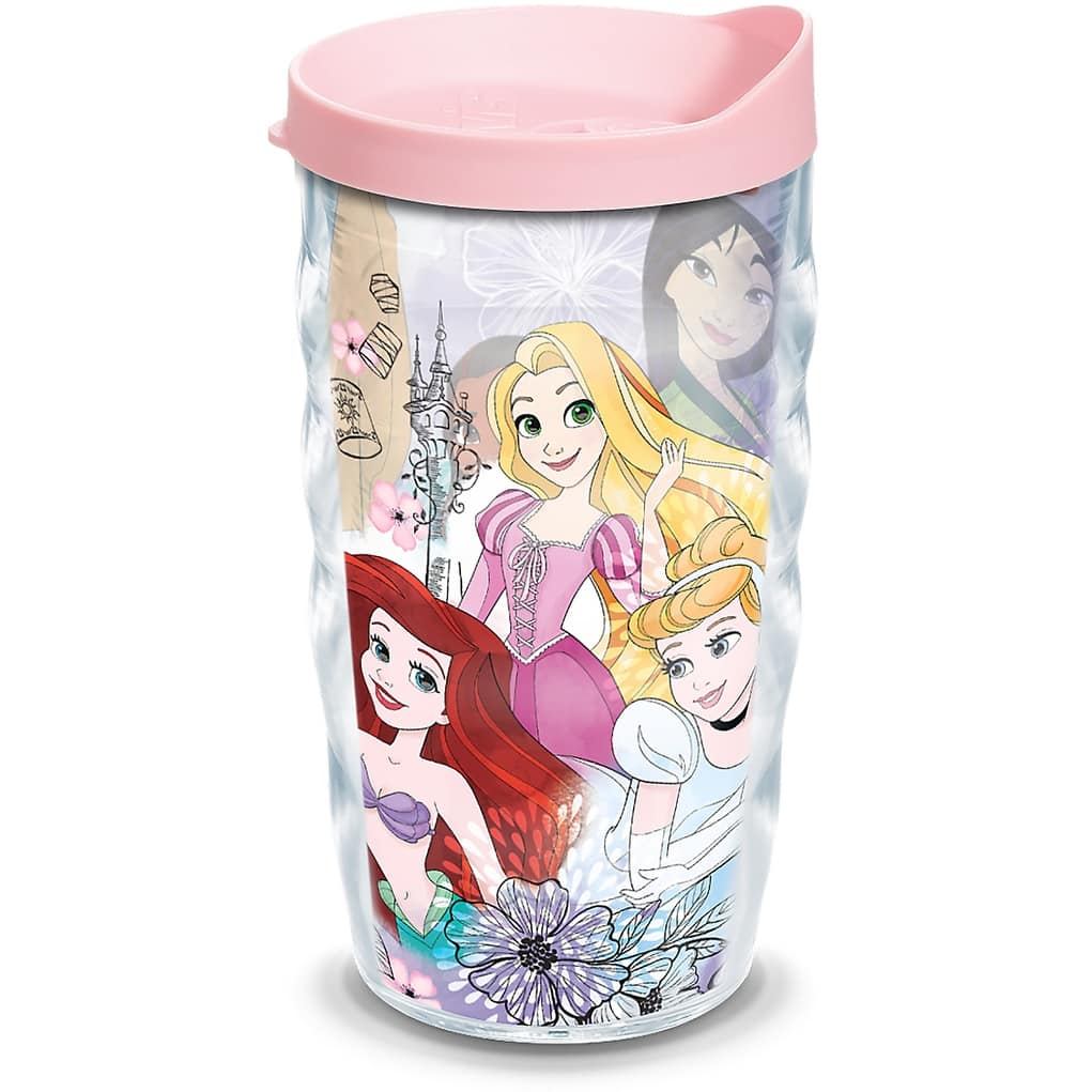 Tervis Disney - Princess Group Made in USA Double Walled Insulated Travel Tumbler, Classic - 10oz Wavy