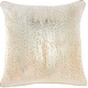 preview thumbnail 1 of 4, Mina Victory Sofia Ombre Met Sequins 18" X 18" Beige Indoor Throw Pillow 18" X 18"