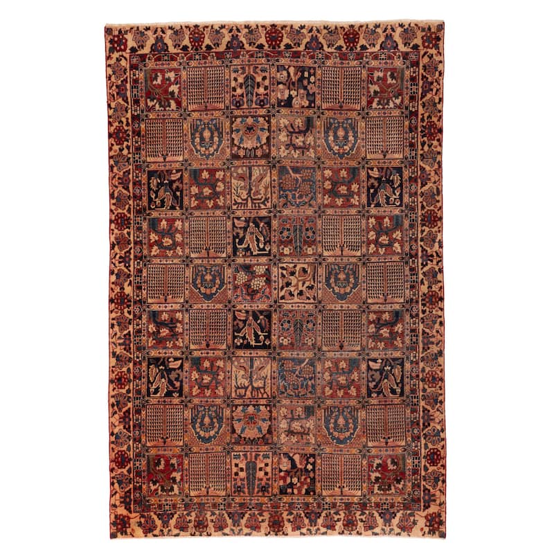 ECARPETGALLERY Hand-knotted Andelz Red Wool Rug - 6'5 x 9'8