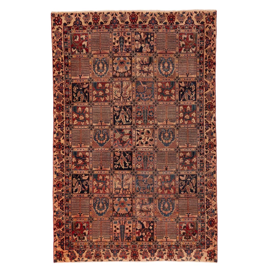 ECARPETGALLERY Hand-knotted Andelz Red Wool Rug - 6'5 x 9'8