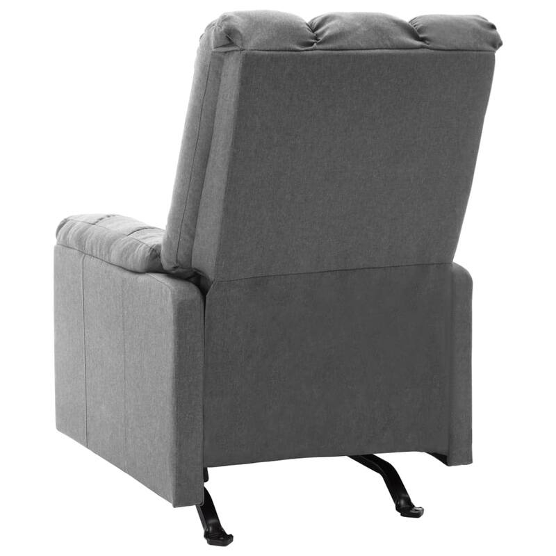 vidaXL Massage Recliner Electric Massaging Recliner Chair for Elderly Fabric - 28.1" x 38" x 39.6"