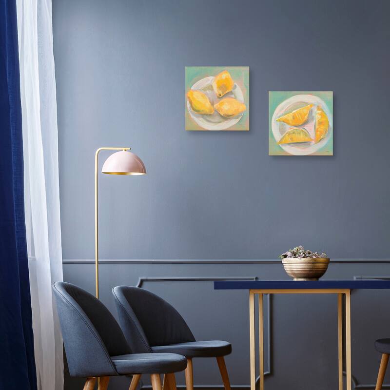 Life and Lemons I, Life and Lemons II by Sue Schlabach Canvas Art Prints