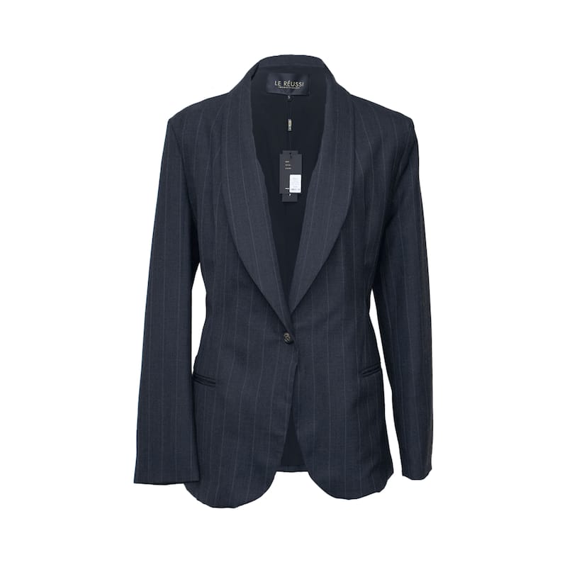 Shawl-Lapels Single-Breasted Blazer - L