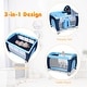 preview thumbnail 13 of 11, Costway Foldable Baby Crib Playpen Travel Infant Flat Bassinet Bed - 40'' x 27.5'' x 30''