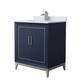 Option Dark Blue / Brushed Nickel Hardware