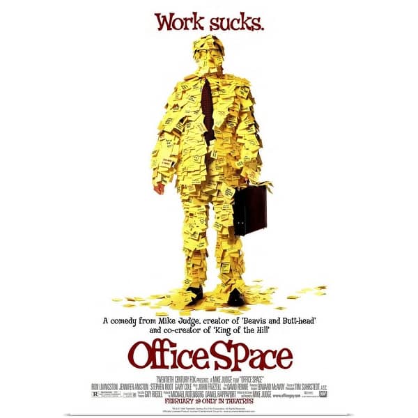 slide 1 of 10, "Office Space (1999)" Poster Print