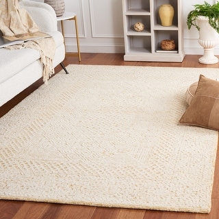 SAFAVIEH Handmade Textural Noeline Contemporary Wool Rug