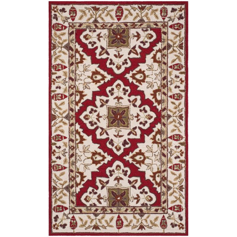 SAFAVIEH Handmade Easy Care Monika Oriental Rug - 3' x 5' - Ivory - Rectangle