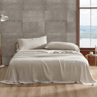 Dark Sky Reserve® - Portugal Made 100% Linen Sheet Set - Stone Taupe
