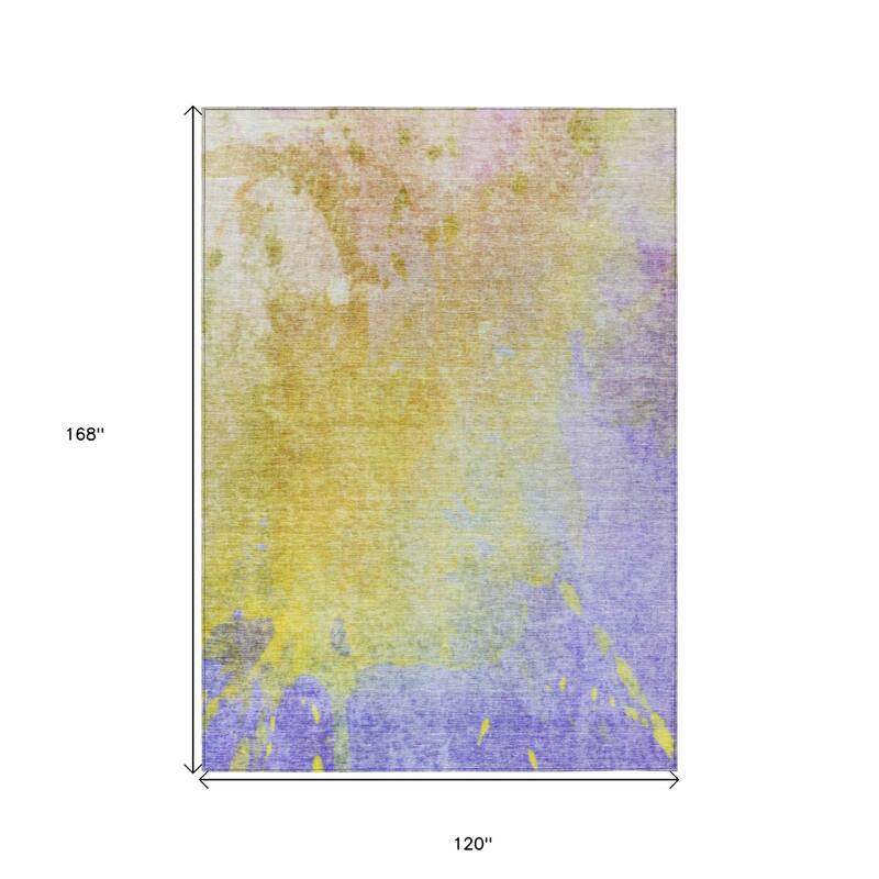 Allolu Contemporary Abstract Weather Resistant Timeless Fusion Runner Outdoor Rug