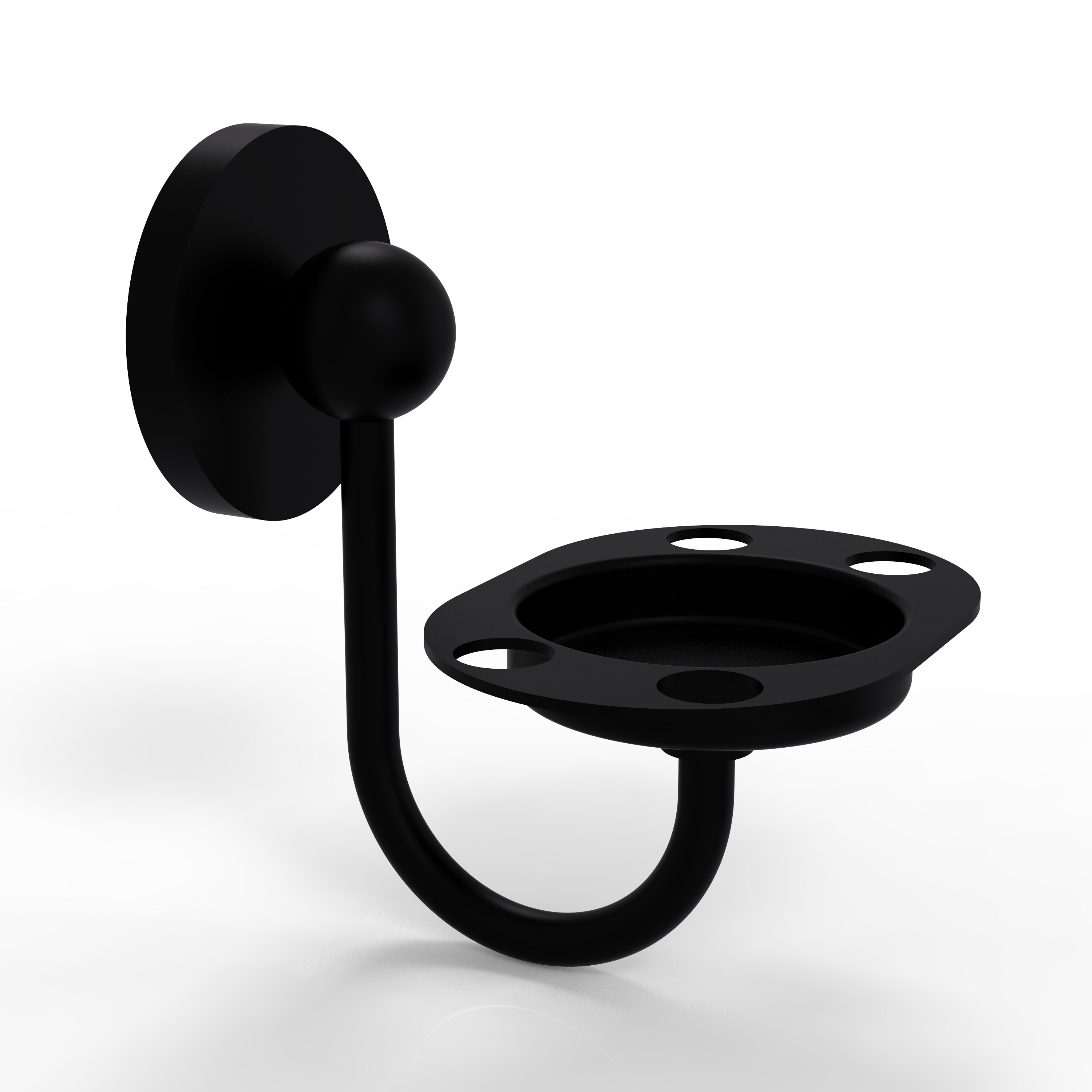 Allied Brass Prestige Skyline Collection Toothbrush and Tumbler Holder