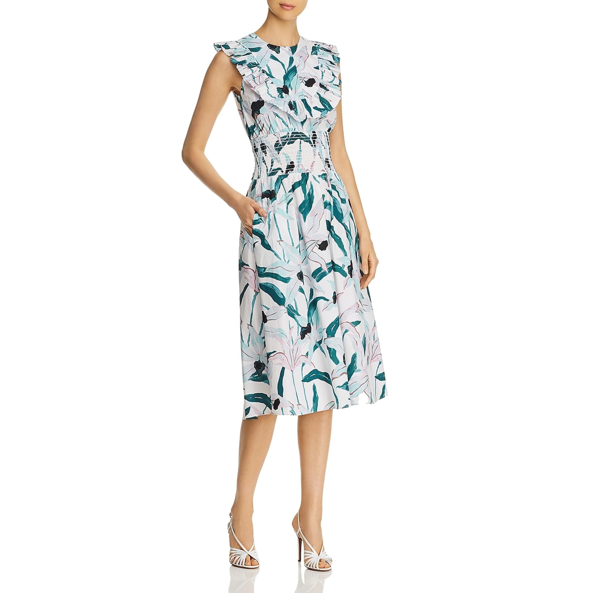 tory burch floral dress