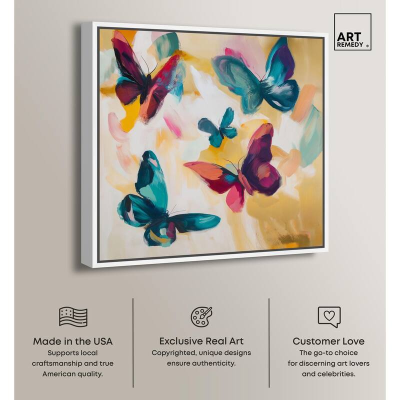Wings in Waltz I Canvas by Art Remedy