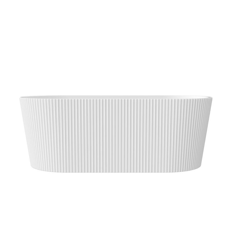 Swiss Madison SM-FB592 Lafayette 67" Free Standing Acrylic Soaking Tub - White