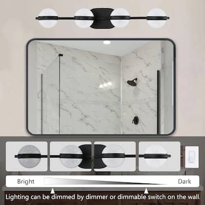 Modern Bathroom Vanity Light with 4 LED Bulbs