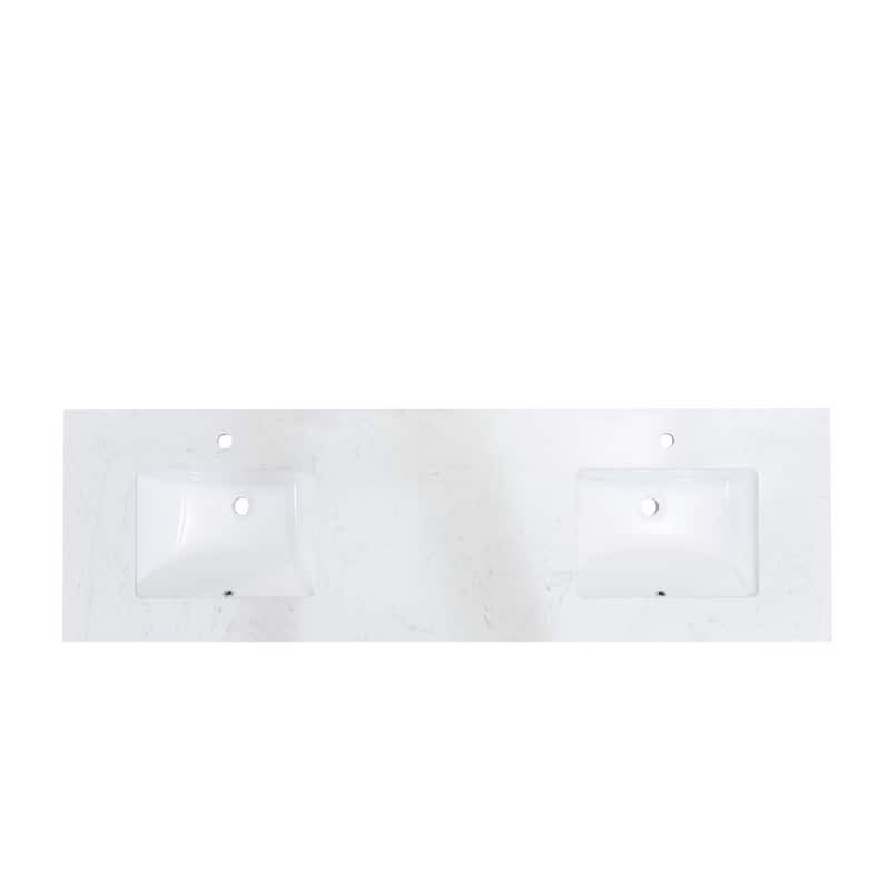 Altair Salerno Bathroom Vanity Top without Vanity - 73"