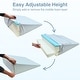 preview thumbnail 3 of 6, Body Sleep Adjustable Memory Foam Wedge Pillow with Zip-Off Washable Cover - Adjustable Elevation for Neck, Back, or Legs