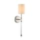 preview thumbnail 14 of 13, Savoy House Fremont Single Light Wall Sconce Polished Nickel