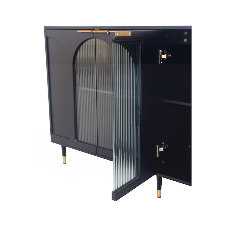 Accent Cabinet Lacquered Wooden Cabinet