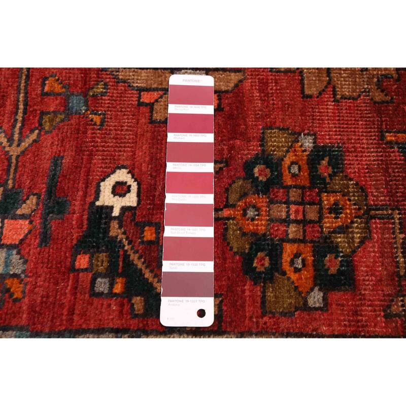 ECARPETGALLERY Hand-knotted Konya Anatolian Dark Red Wool Rug - 3'3 x 10'6