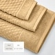 preview thumbnail 142 of 197, Linery & Co. Cotton Diamond Waffle Texture Bath Towels