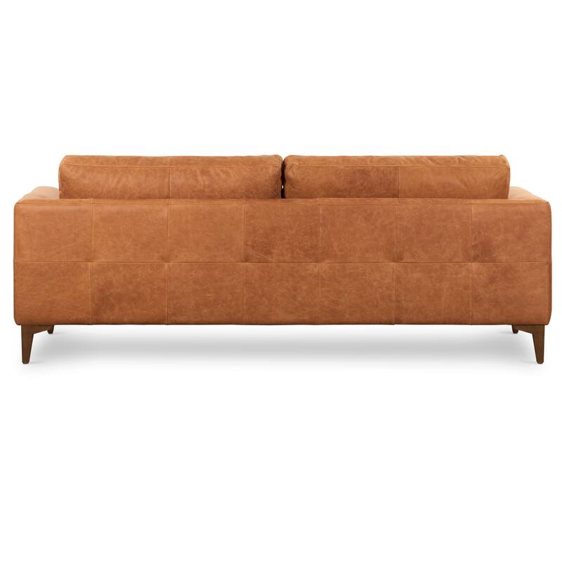 Poly & Bark Calle 90" Sofa - Full Grain Genuine Italian Leather