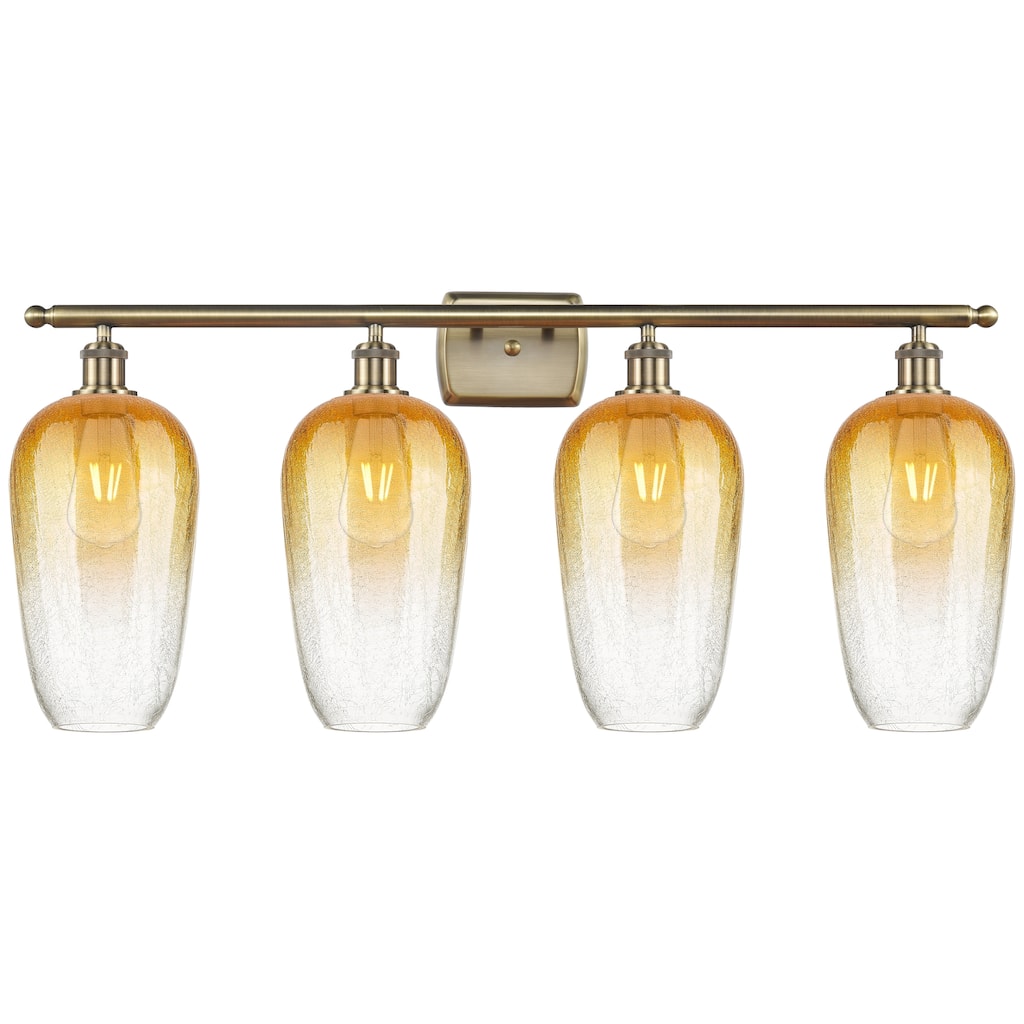 Innovations Lighting Endless Possibilities Ballston - Brookhaven Flute - 4 Light 37" Bath Vanity Light