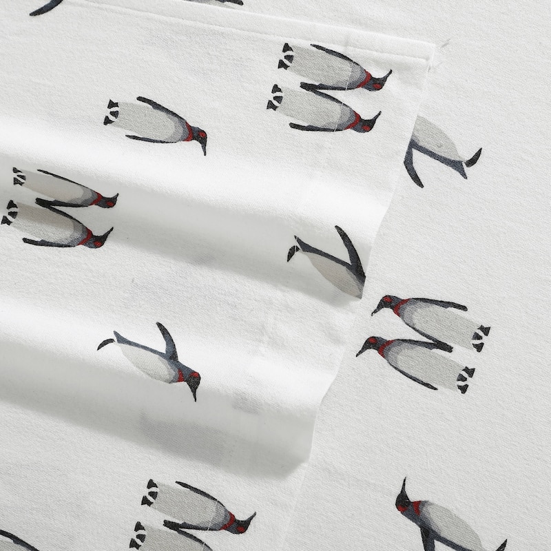 Eddie Bauer Printed Cotton Flannel Sheet Set