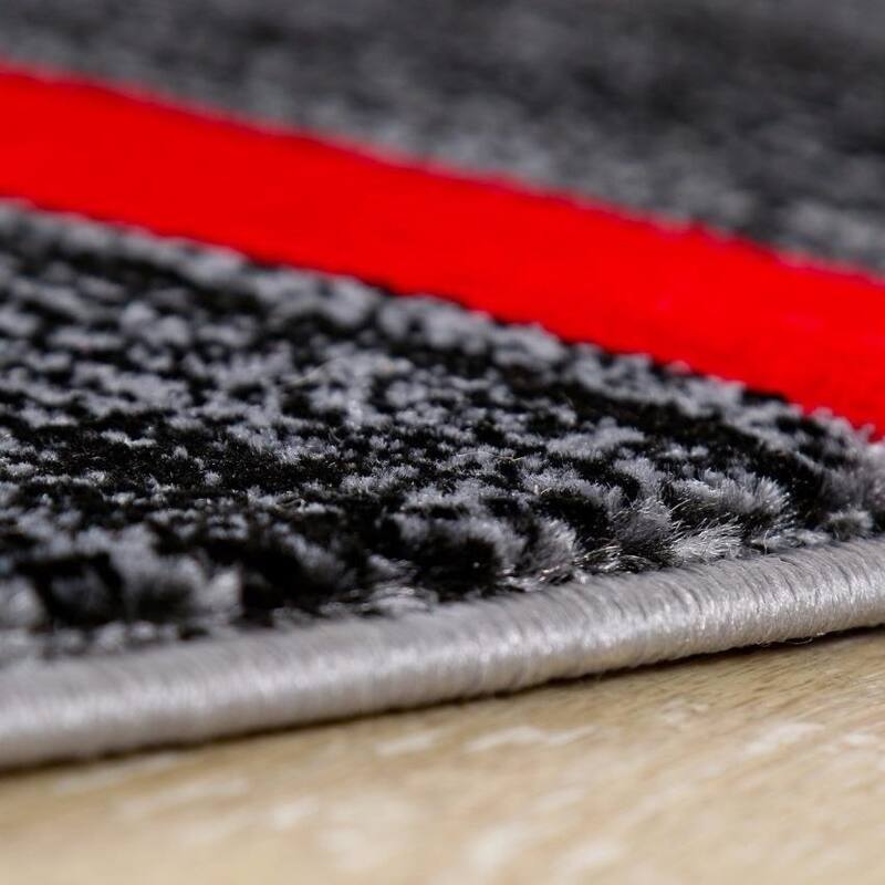 Luxe Weavers Gray Modern Geometric Area Rug - 8' x 11'