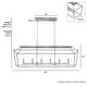 preview thumbnail 7 of 18, Hunter Laurel Ridge 6-Light Linear Chandelier - Kitchen Island, Dining Room - Modern Farmhouse, Candle, Industrial, Transitional
