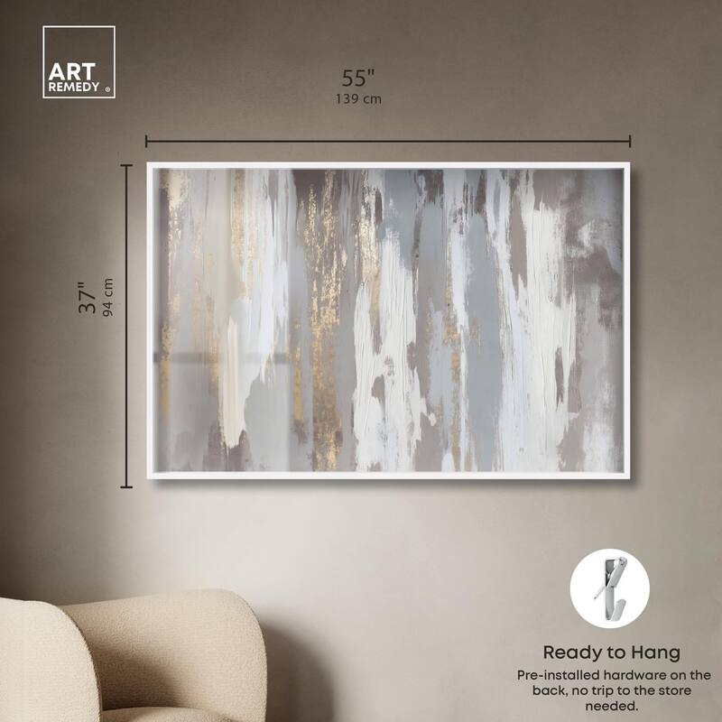 Flooding Gold II Shadowbox by Art Remedy