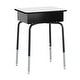preview thumbnail 37 of 52, Student Desk with Open Front Metal Book Box & Flex Comfort Chair - 24"W x 18"D x 22.25" - 31.25"H