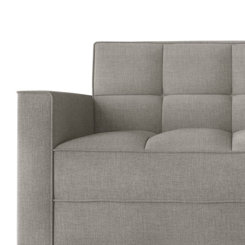 CraftPorch Chic Modern Linen Upholstered Loveseat