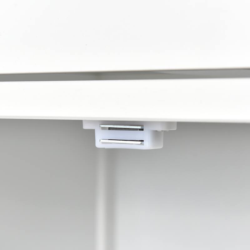 Xiexie Kitchen Island Cart with 2 Drawers(54-in x19-in x36-in)