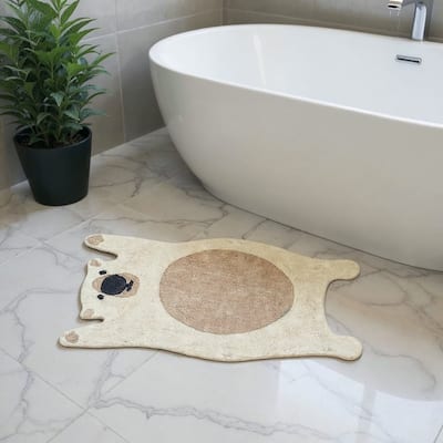 HomeRoots Juvenile/Youth Contemporary Novelty Area Rug - 48.00 in. x 25.00 in. x 0.30 in.