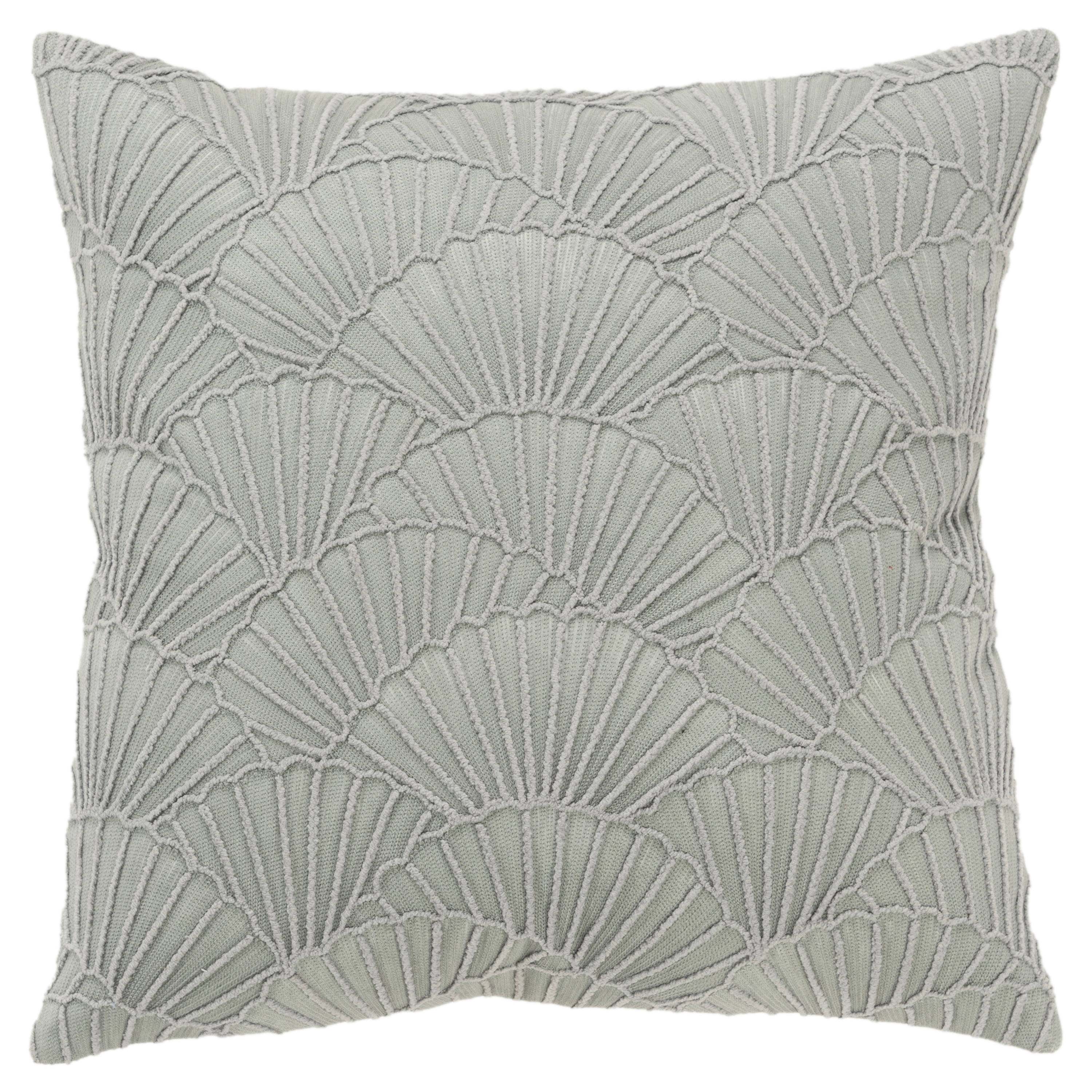 Rizzy Home Transitional Ivory Down Filled Decorative Pillow 20" x 20"