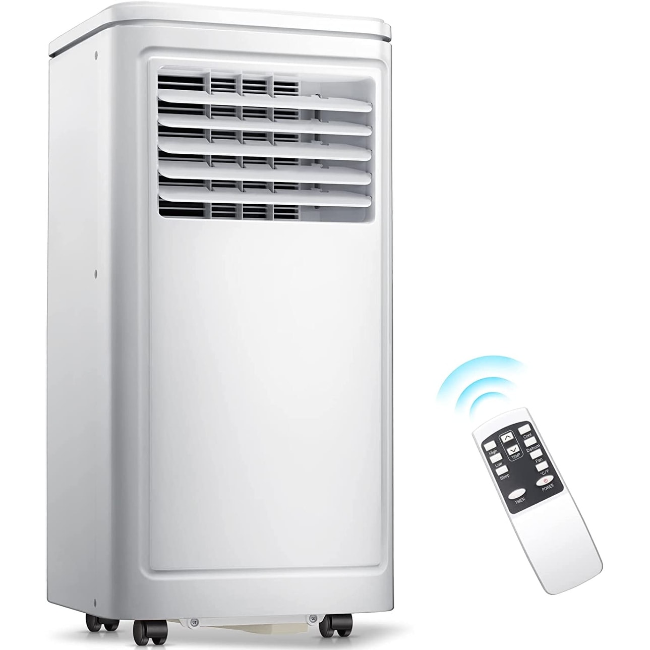 BLACK+DECKER 8,500 BTU Portable Air Conditioner with Remote Control, White