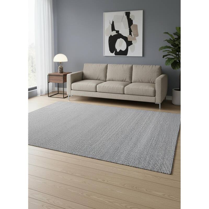 HomeRoots Abstract Modern Rectangle Area Rug - 5' X 8'