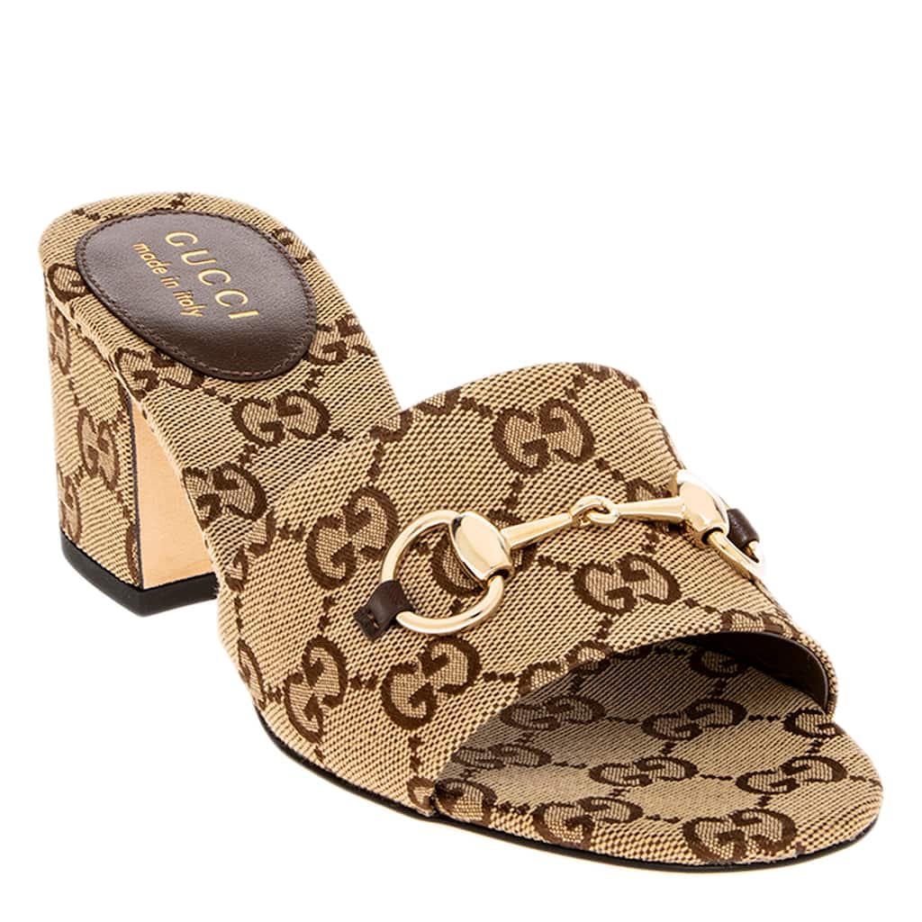 Gucci GG Slide Sandals with Horsebit