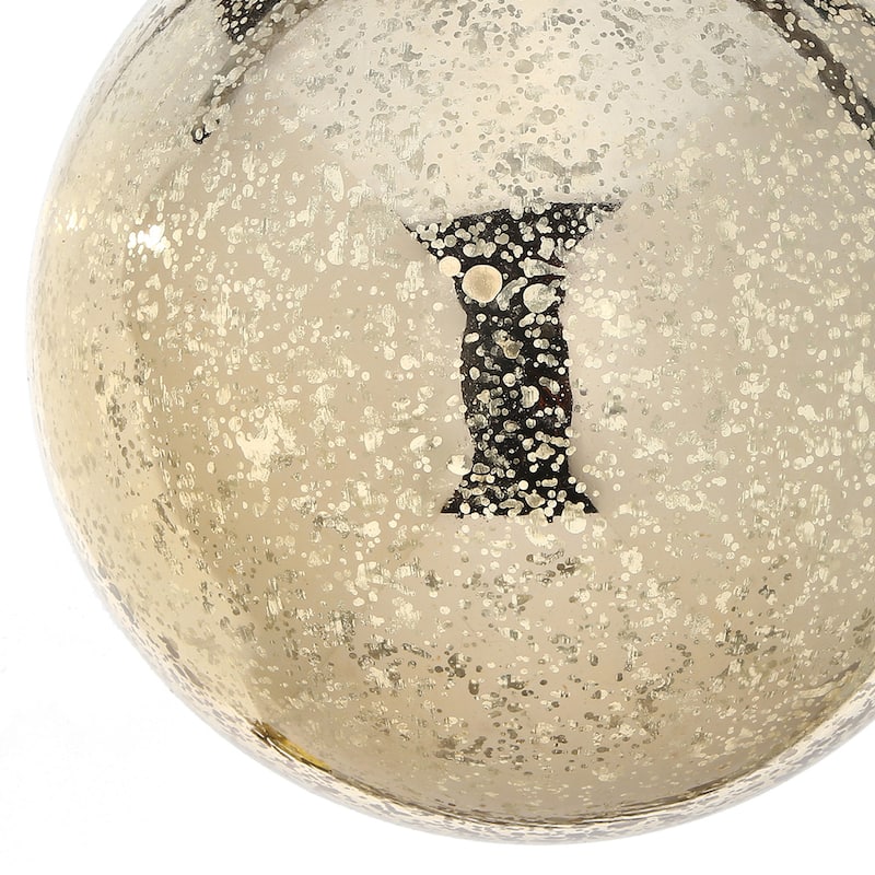 80mm Shatterproof Plastic Mercury Ball Ornament Set of 2